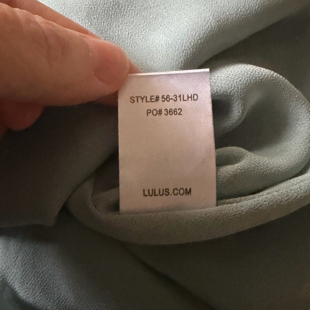 Lulus Groove Thing Mini Swing Dress S Slate Blue - Picture 8 of 10